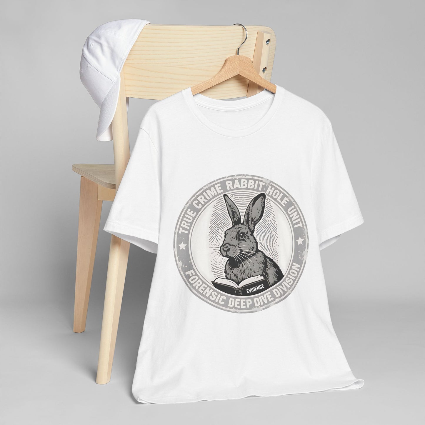 True Crime Rabbit Hole Bunny T-Shirt