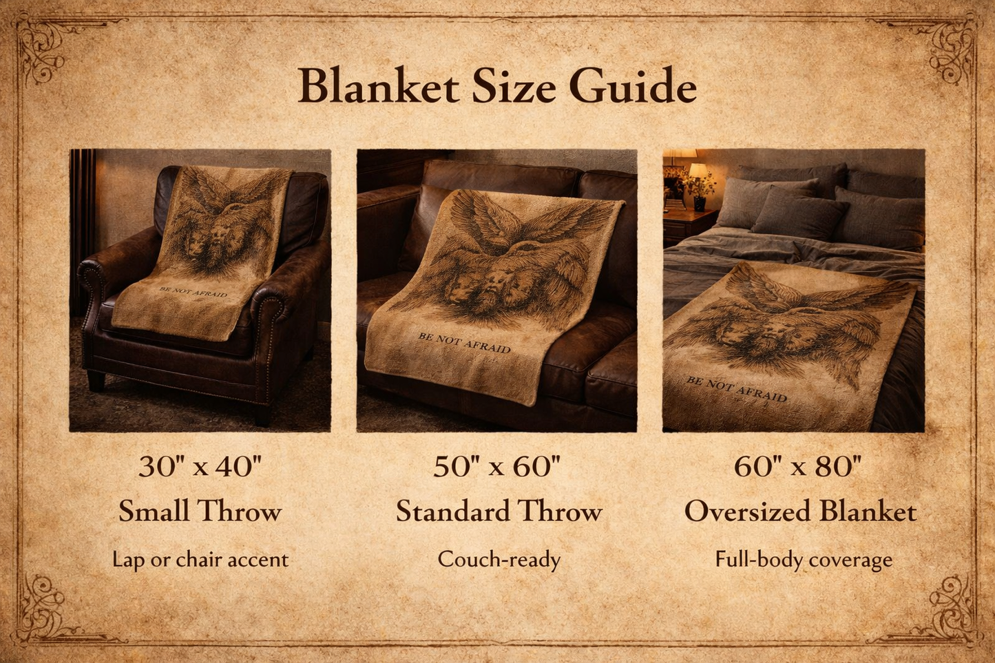 BE NOT AFRAID Biblically Accurate Ezekiel Blanket | Liminal State Sacred Collection