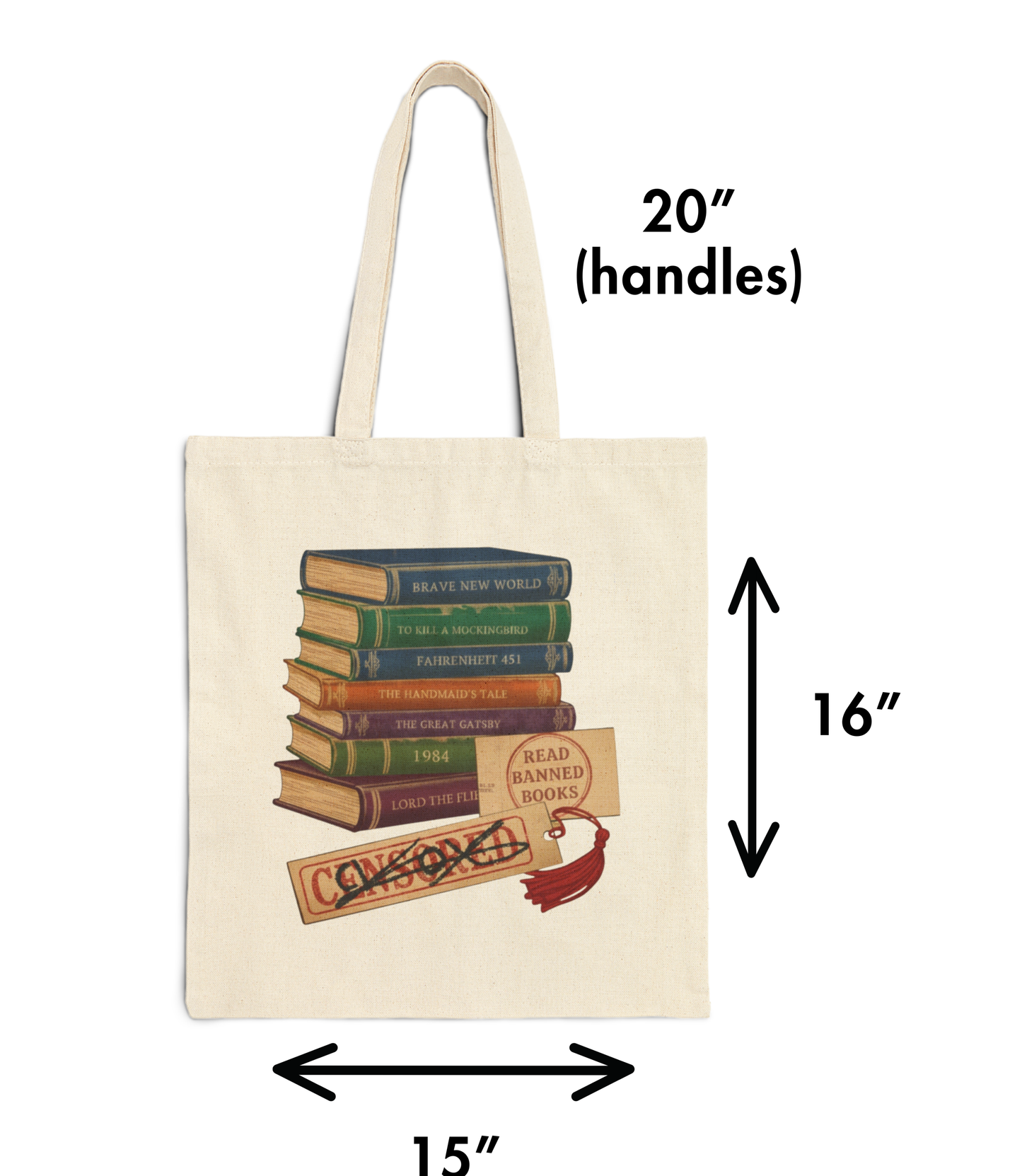 Read Banned Books Tote Bag |