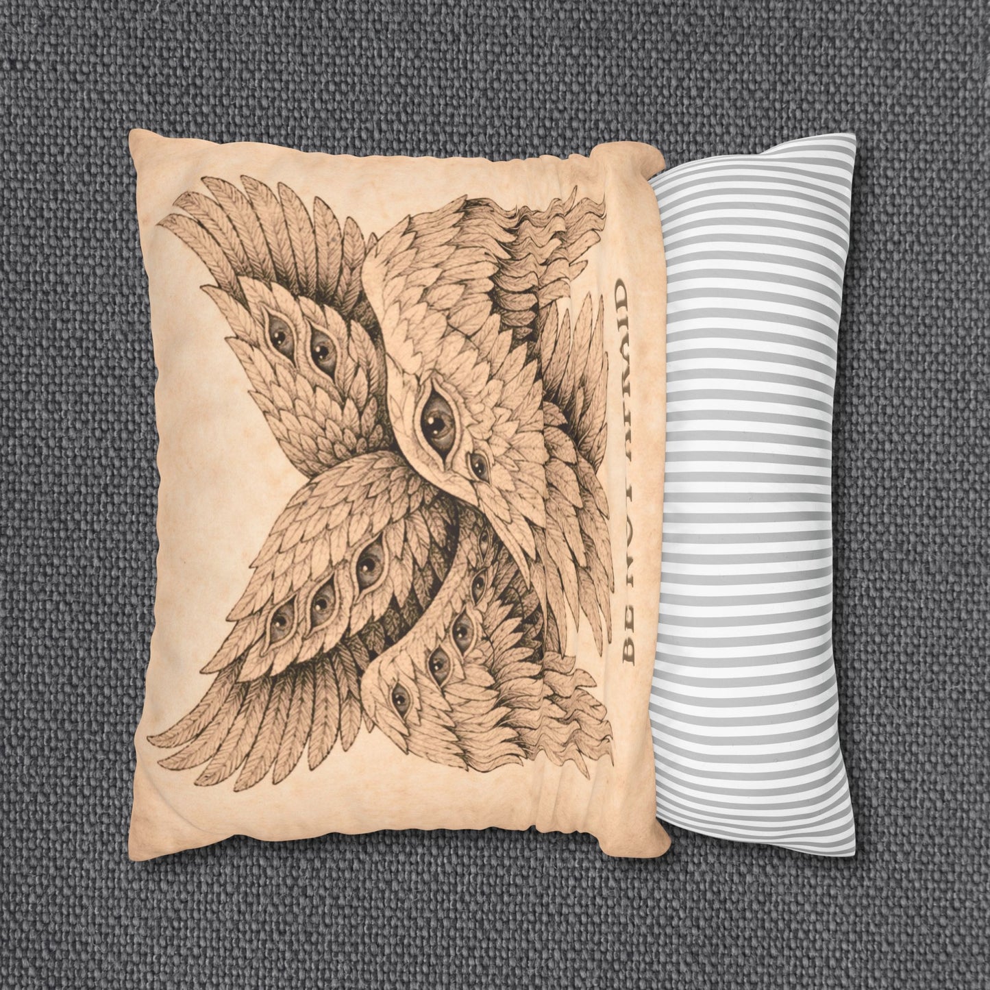 Be Not Afraid — Biblically Accurate Seraphim Pillow Thow Cover