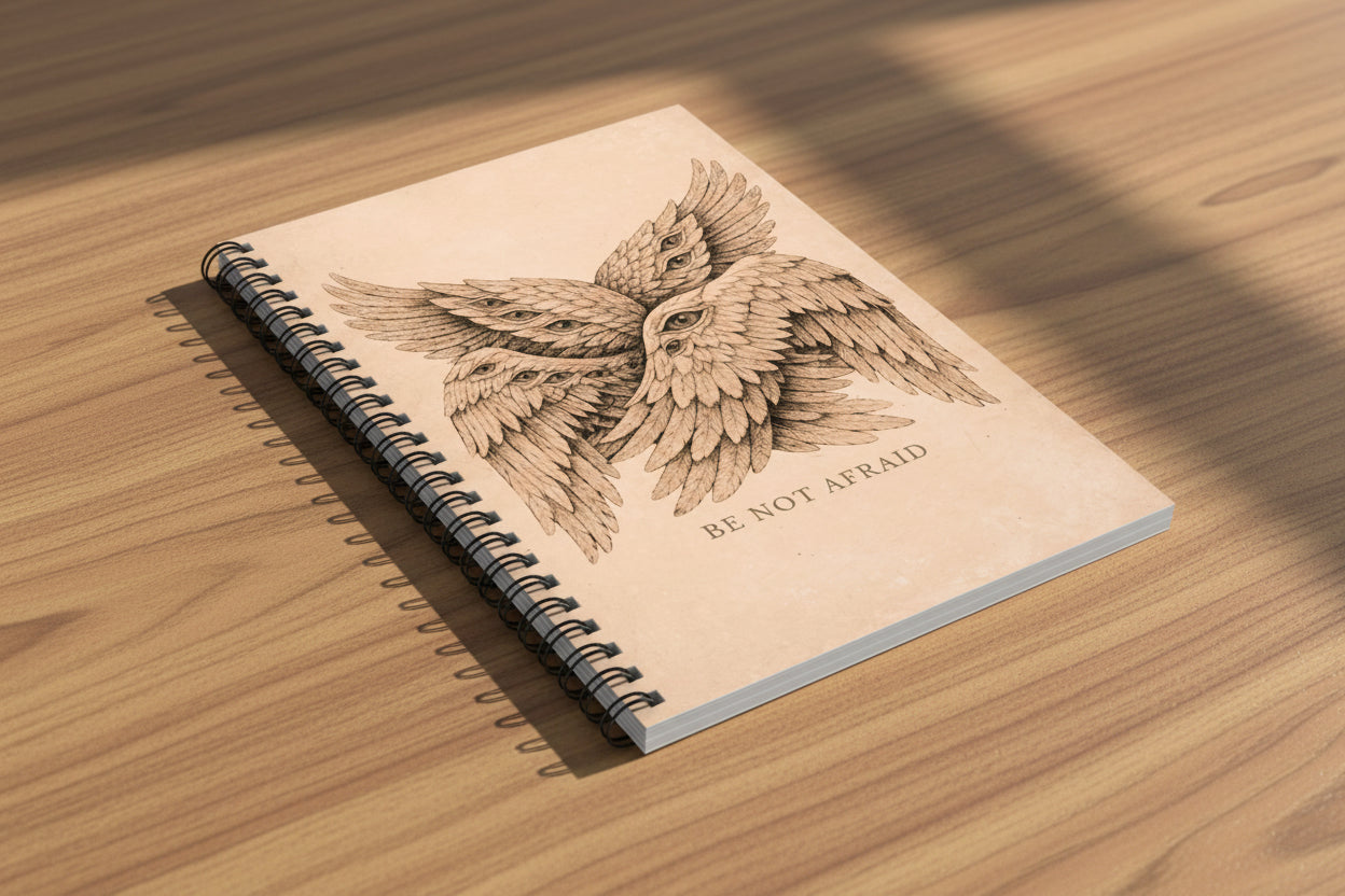 Be Not Afraid – Biblically Accurate Seraphim Ruled Journal | Liminal State: Sacred