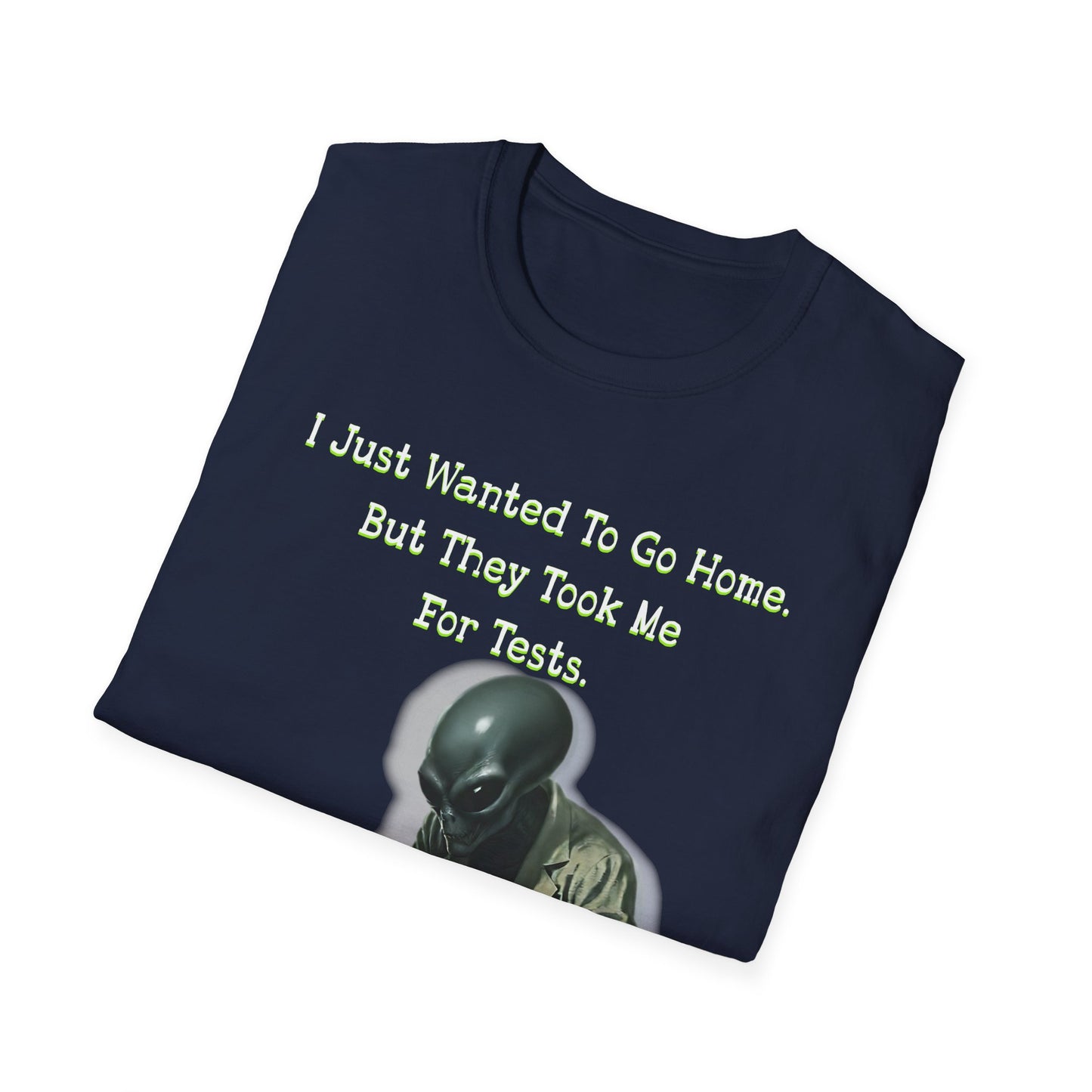 Funny Alien Abduction Graphic T-Shirt – UFO Humor Tee