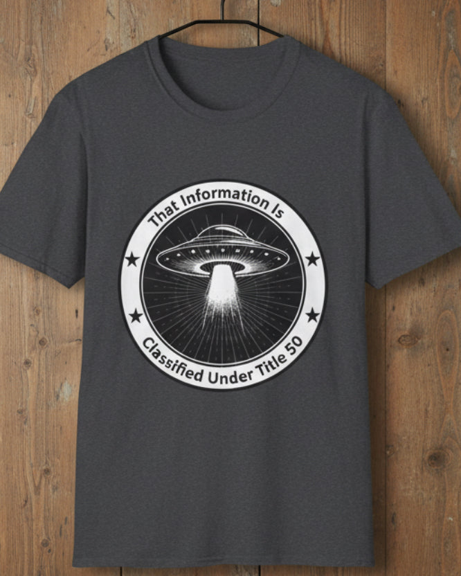 Classified UFO Testimony – Funny Disclosure Graphic T-Shirt