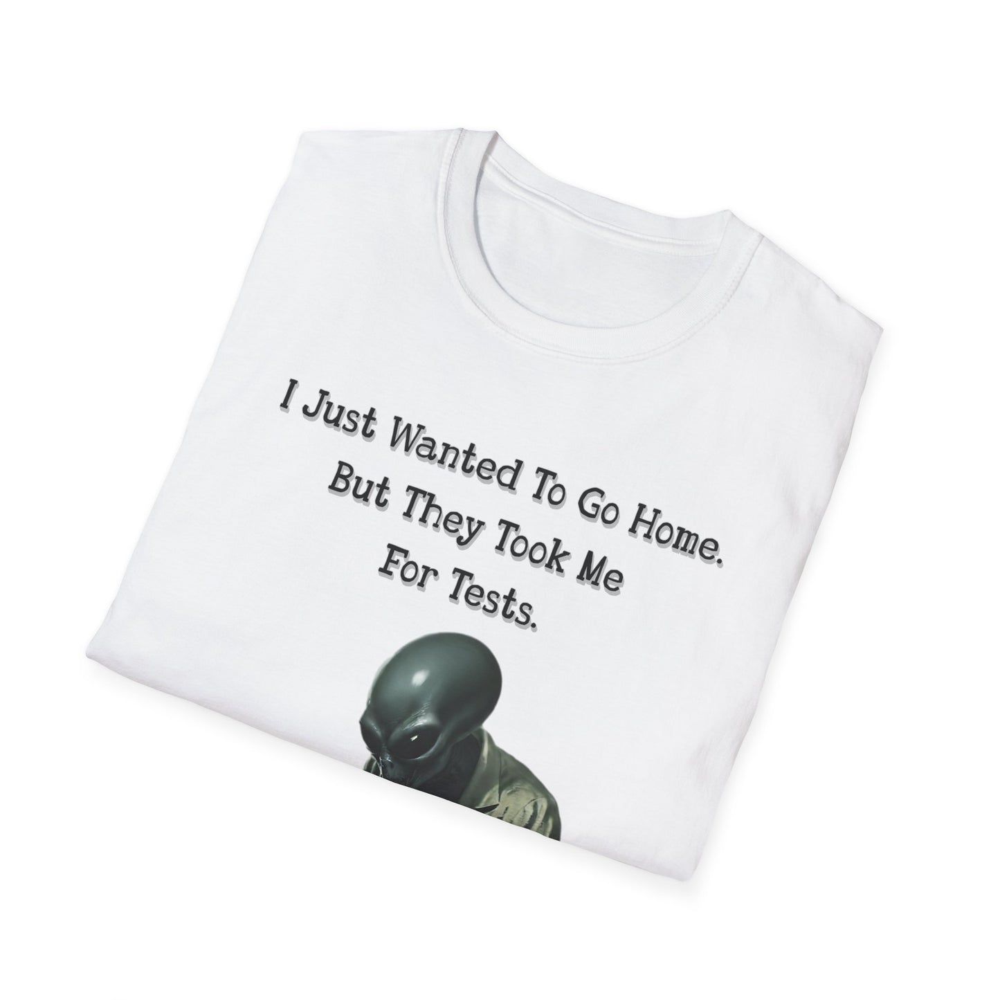 Funny Alien Abduction Graphic T-Shirt – UFO Humor Tee