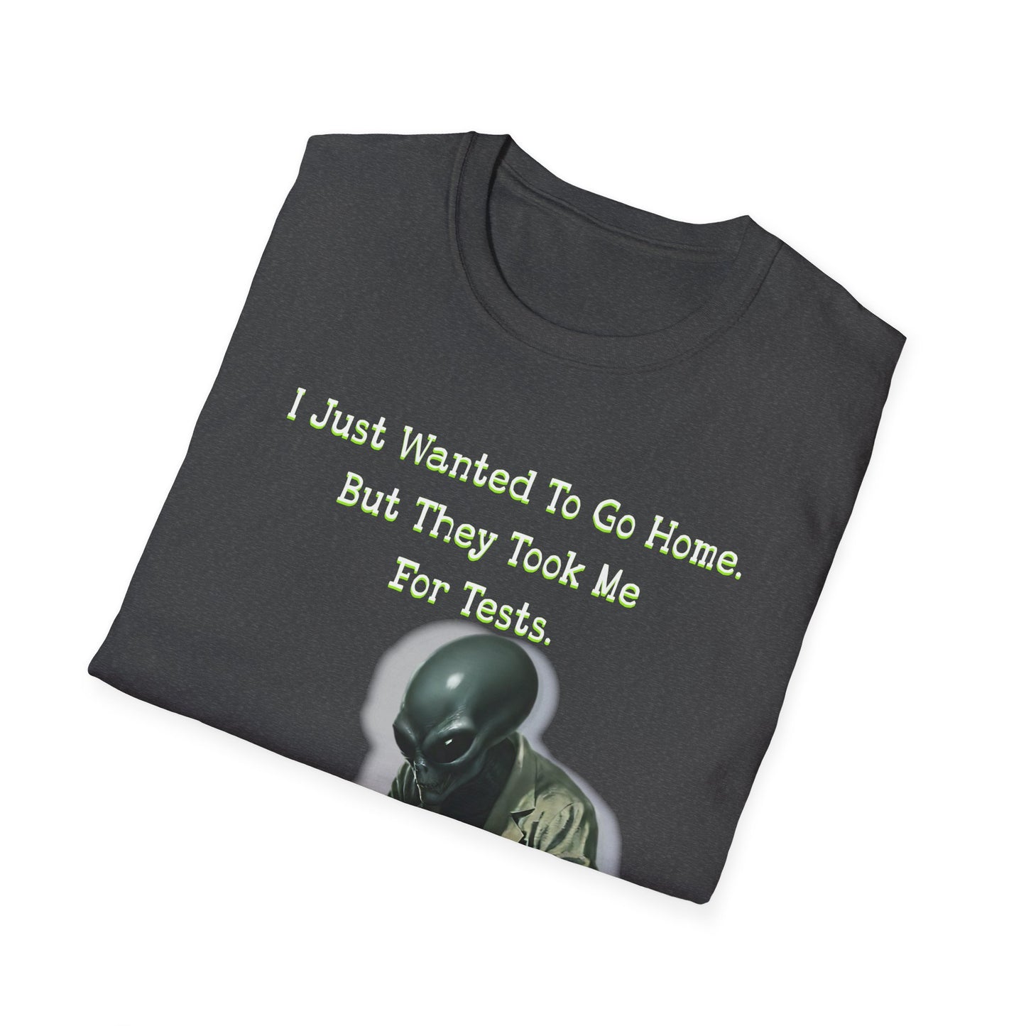 Funny Alien Abduction Graphic T-Shirt – UFO Humor Tee
