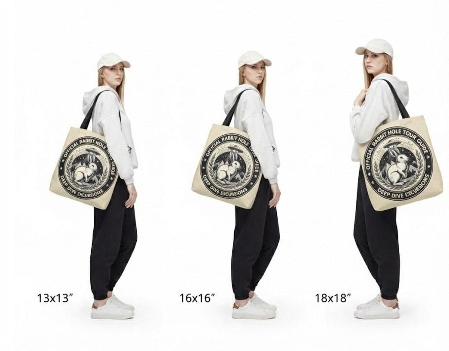 Official Rabbit Hole Tour Guide Tote Bag