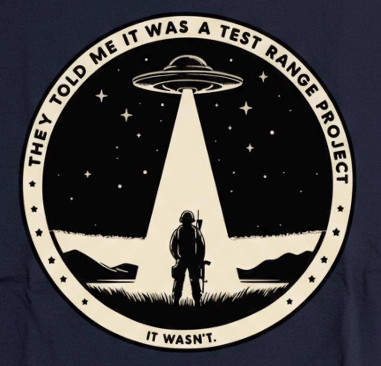 Alien Test Range Project – UAP UFO Graphic T-Shirt