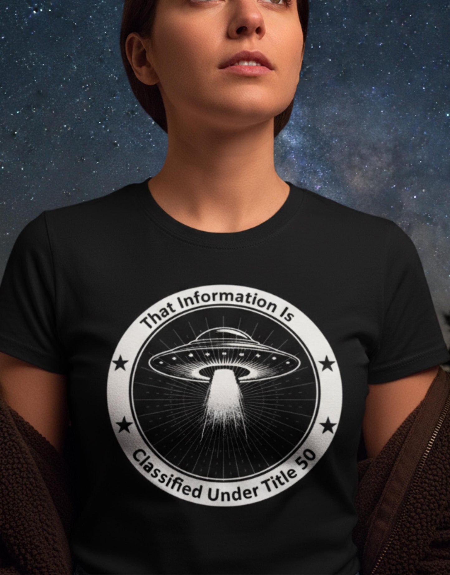 Classified UFO Testimony – Funny Disclosure Graphic T-Shirt