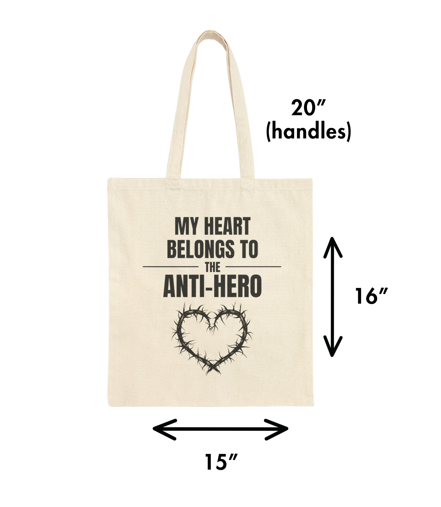 Morally Grey Book Tote Bag | Anti-Hero Fan Gift